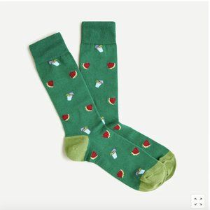 J.Crew Men’s Watermelon Food Critter Trouser Socks AO658 NWT